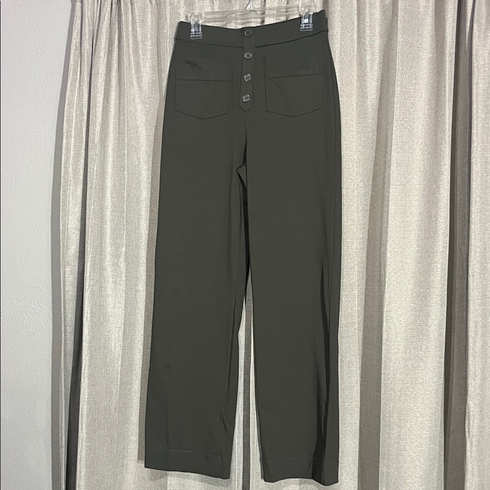 HALARA Dark Green wide Leg Pants